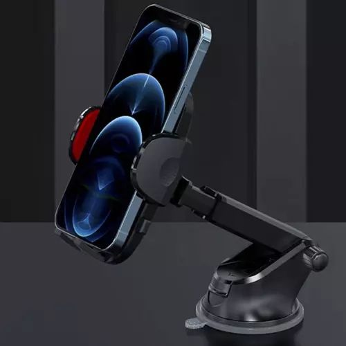 Mobile Holder / Car Holder / Car Holder - Suction Cup 230, Plastic material, dashboard mounting, stable phone or GPS support