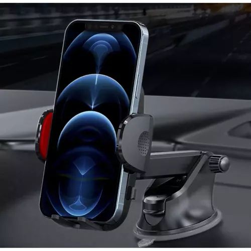 Mobile Holder / Car Holder / Car Holder - Suction Cup 230, Plastic material, dashboard mounting, stable phone or GPS support