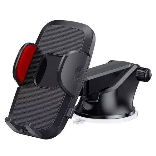 Mobile Holder / Car Holder / Car Holder - Suction Cup 230, Plastic material, dashboard mounting, stable phone or GPS support