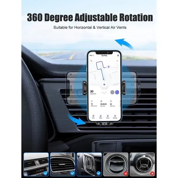 Phone holder for car. Handsfree mobile phone holder car, Silicone + Rubber material, dashboard mounting, stable phone or GPS support