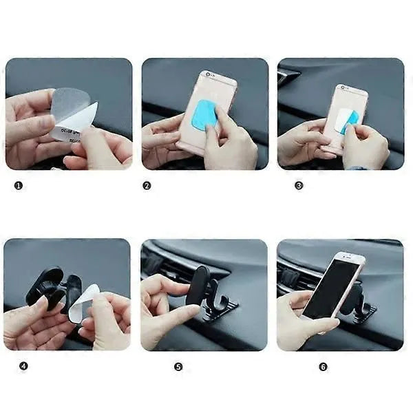 Car Mobile Holder, Magnetic Dashboard Mobile Holder, 360 Adjustable Stand for Mobile in Car, ABS material, dashboard mounting