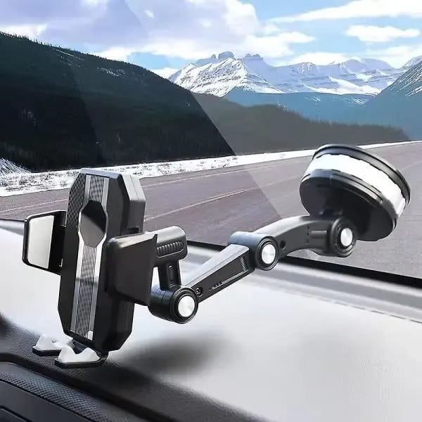 Fixed Car Accessories Shockproof Navigation Mobile Phone Holder Large Van Plus Suction Cup Type Articulated Arm Car Mobile Phone Holder