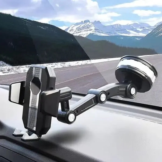 Fixed Car Accessories Shockproof Navigation Mobile Phone Holder Large Van Plus Suction Cup Type Articulated Arm Car Mobile Phone Holder