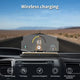 Wireless Charger Car HUD Head Up Display Phone Navigation Holder, ABS material, automotive replacement use, vehicle maintenance accessory