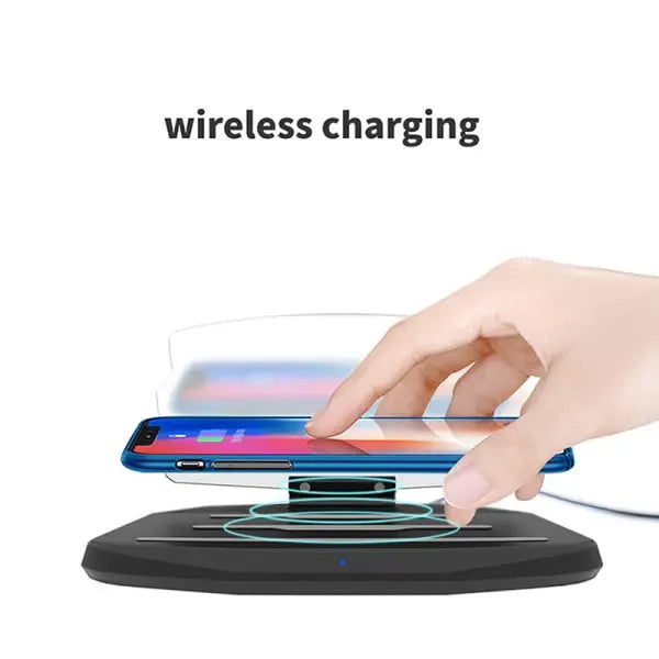 Wireless Charger Car HUD Head Up Display Phone Navigation Holder, ABS material, automotive replacement use, vehicle maintenance accessory