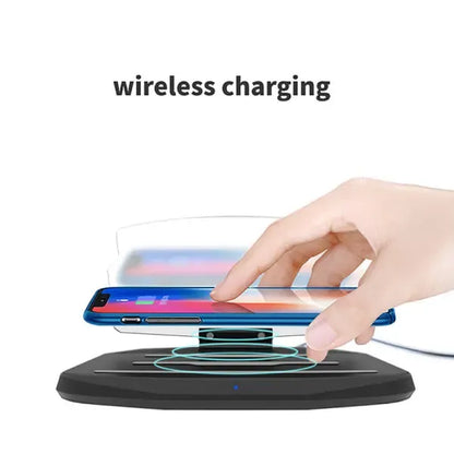 Wireless Charger Car HUD Head Up Display Phone Navigation Holder, ABS material, automotive replacement use, vehicle maintenance accessory