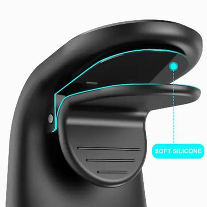 Magnetic Mobile Phone Holder for Car Silver, Silicone material, dashboard mounting, stable phone or GPS support, Black/Silver Color Options