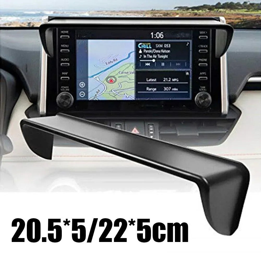 Universal Car GPS Sun Shade Visor Cover Anti Glare Shield for 7 to 8 Inch Navigation Screens Black, for Car Truck Motorcycle and Vehicle Use