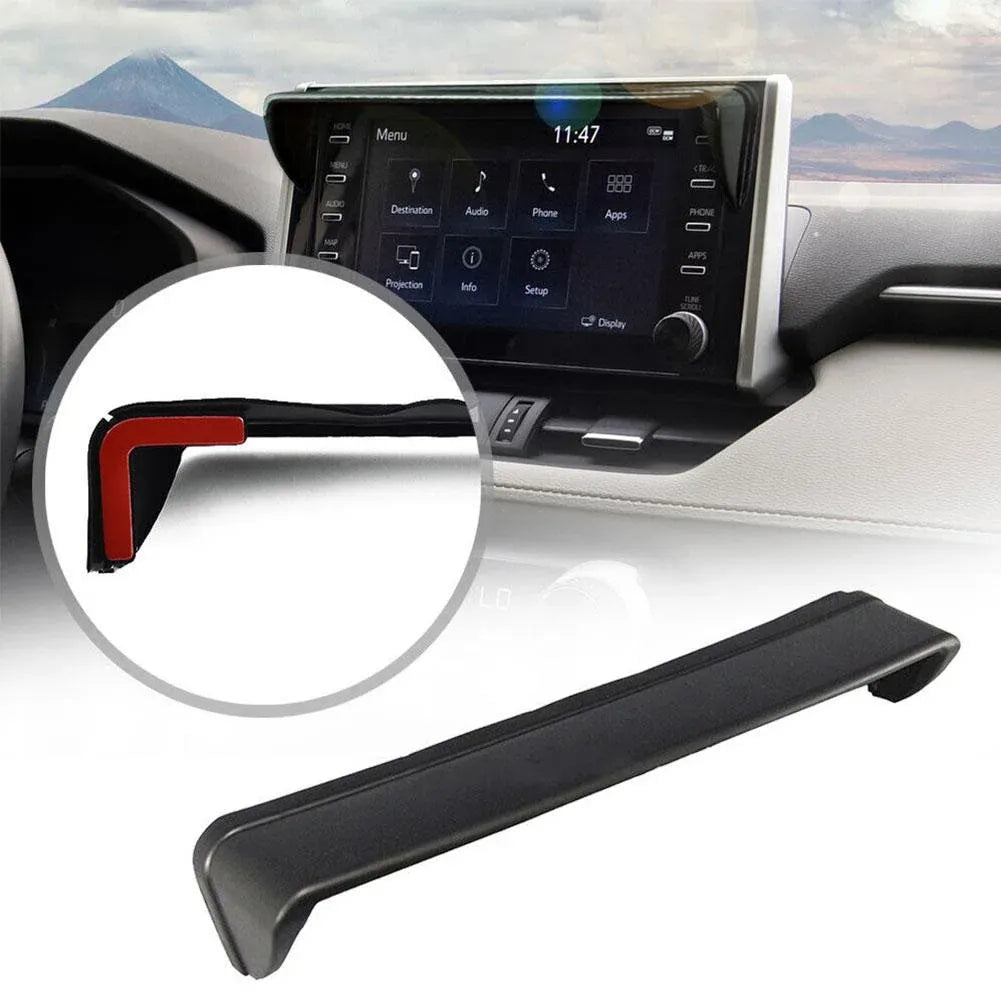 Universal Car GPS Sun Shade Visor Cover Anti Glare Shield for 7 to 8 Inch Navigation Screens Black, for Car Truck Motorcycle and Vehicle Use