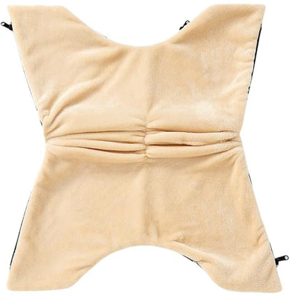 Stroller hand warmer, stroller gloves, Hand warmer for stroller, with 3 side zippers, windproof and rainproof, 40 x 22 cm, Army Green
