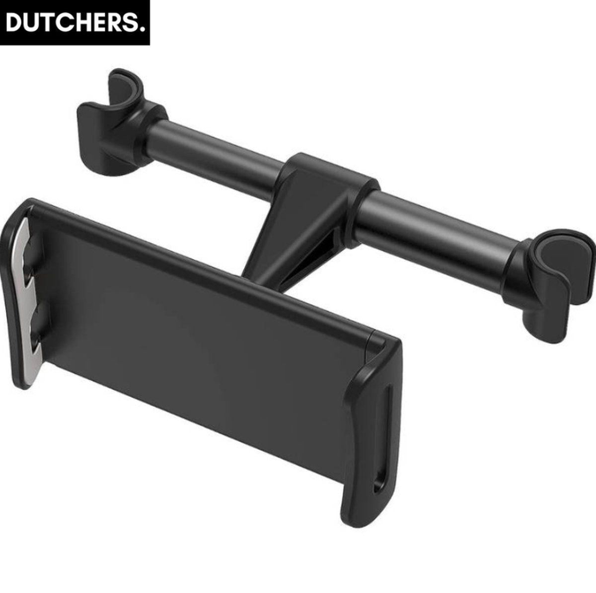 Car Tablet and Phone Holder with 360 Degree Rotation, Adjustable Mount for 11.9 to 27.9 cm Devices for Cars, Trucks and Daily Driving, Black