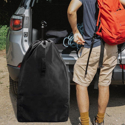 Travel Bag for Car Seat and Stroller, Transport Bag with Shoulder Strap, Waterproof, Convenient for Air Travel, 86 x 43 cm, Black
