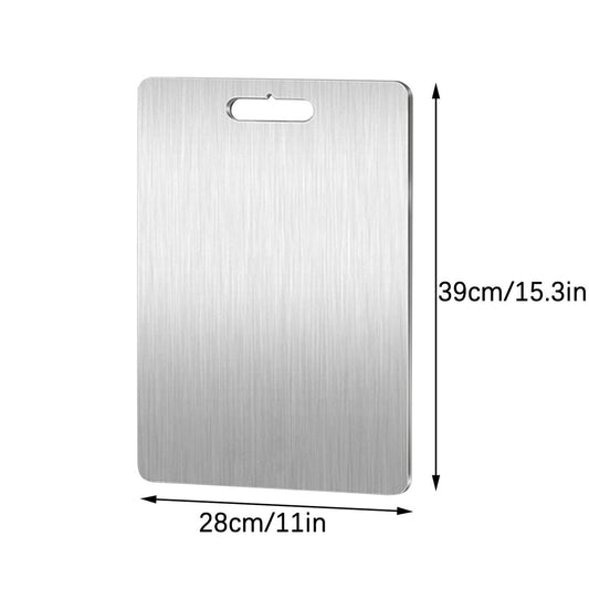 PALIFEUR Cutting Board Non Toxic Steel Cutting Boards for Kitchen, Different Sizes & Non Slip Handles, Servicealbe Non Stick Chopping Board D