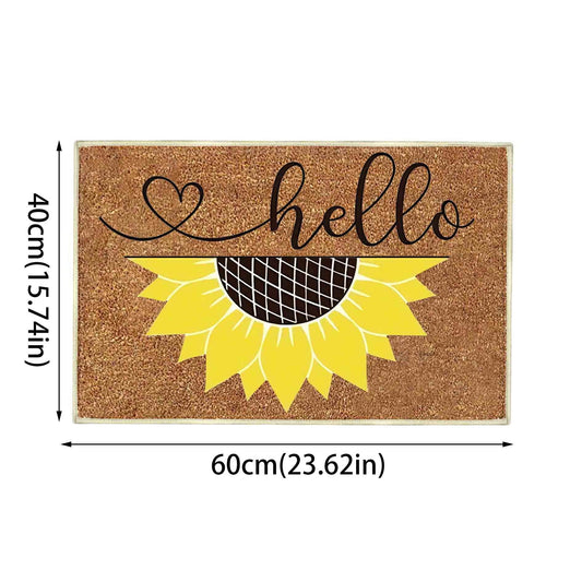 16x24 inch Doormats for Outdoor Entrance Home Waterproof Floor Mat Outdoor Rug Front Door Spring Mat Floor Decor Outdoor Summer Decor Spring Rugs Mat for Front Door Outside Outdoor Porch Mat Green