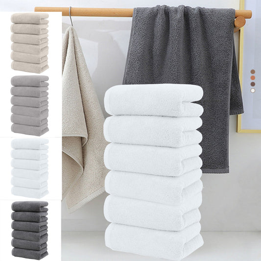 Clearance! PALIFEUR 6 Pcs Cotton Towels Soft Bath Towels, Highly Absorbent Towels for Bathroom Kitchen Gym, Quickly-Dry Towel Set, 13x30 Inch Gray