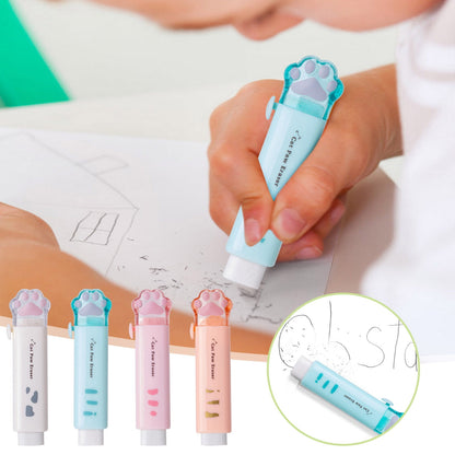 Tyidzon Erasers for Pencils 2 Pack, Cute Pencil Erasers for Office, Erasers for Drawing Sketching Blue