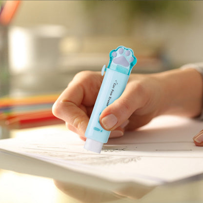 Tyidzon Erasers for Pencils 2 Pack, Cute Pencil Erasers for Office, Erasers for Drawing Sketching Blue