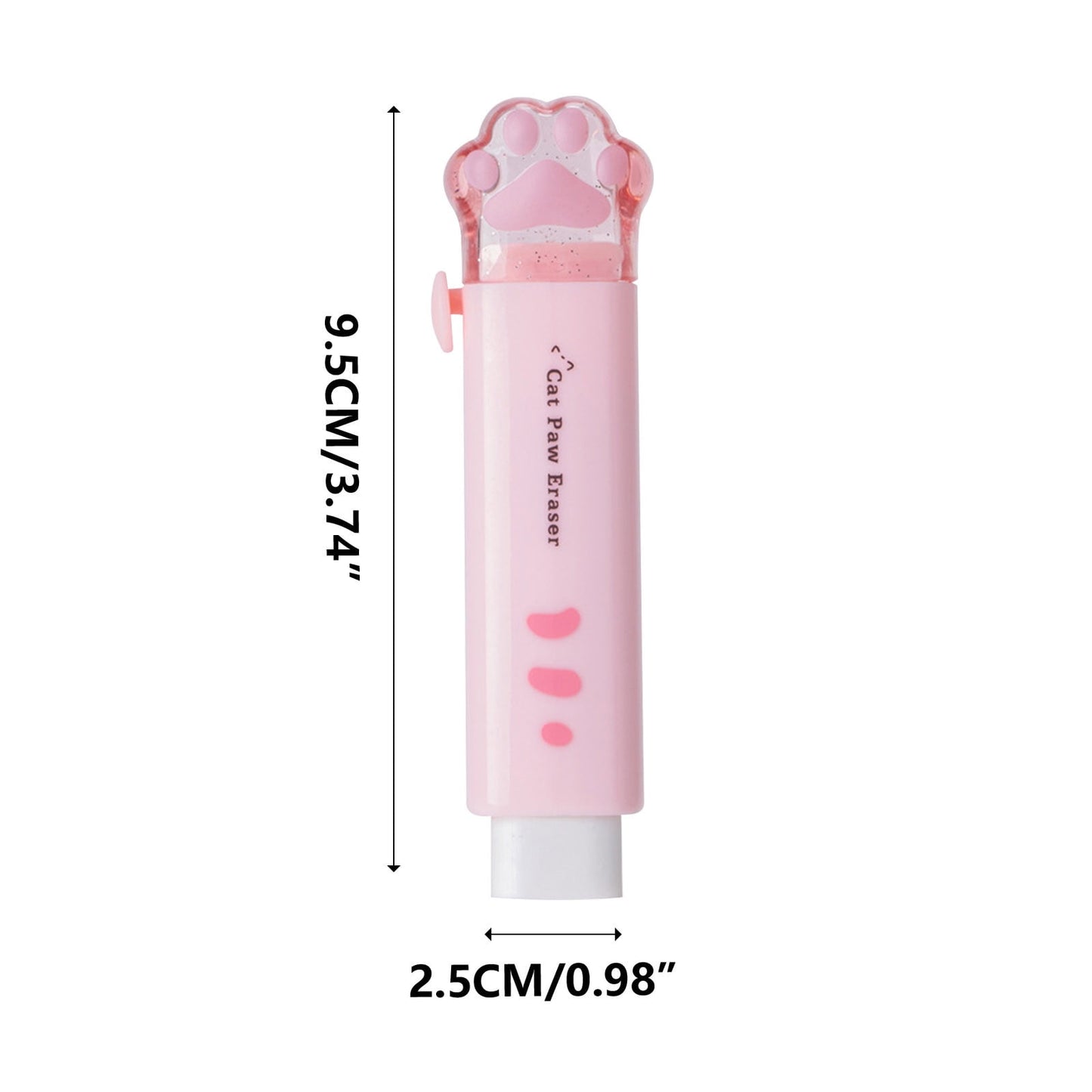 Tyidzon Erasers for Pencils 2 Pack, Cute Pencil Erasers for Office, Erasers for Drawing Sketching Pink