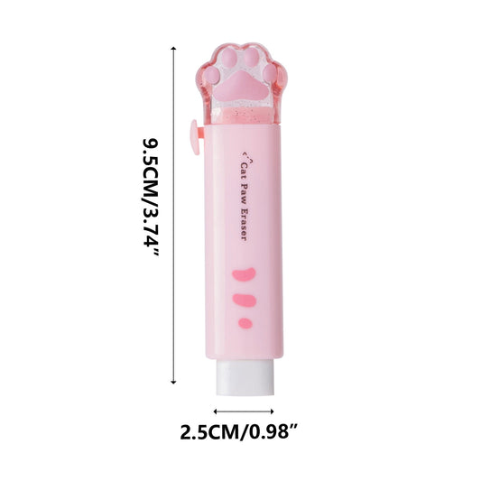 Tyidzon Erasers for Pencils 2 Pack, Cute Pencil Erasers for Office, Erasers for Drawing Sketching Pink