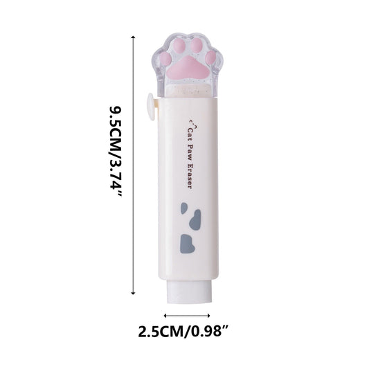 Tyidzon Erasers for Pencils 2 Pack, Cute Pencil Erasers for Office, Erasers for Drawing Sketching White