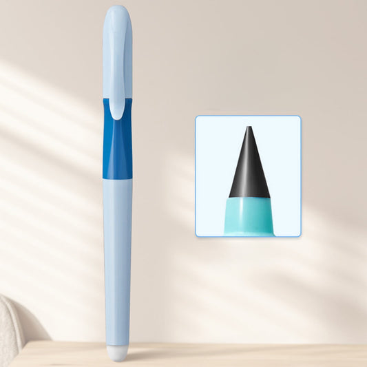 Tyidzon Forever Pencils for Writing, No Need Sharpened Pencil Cute Inkless Everlasting Pencil for Sketching, Replace Mechanical Pen for Sketch, Drawing and Writing Blue
