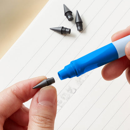 Tyidzon Forever Pencils for Writing, No Need Sharpened Pencil Cute Inkless Everlasting Pencil for Sketching, Replace Mechanical Pen for Sketch, Drawing and Writing Blue