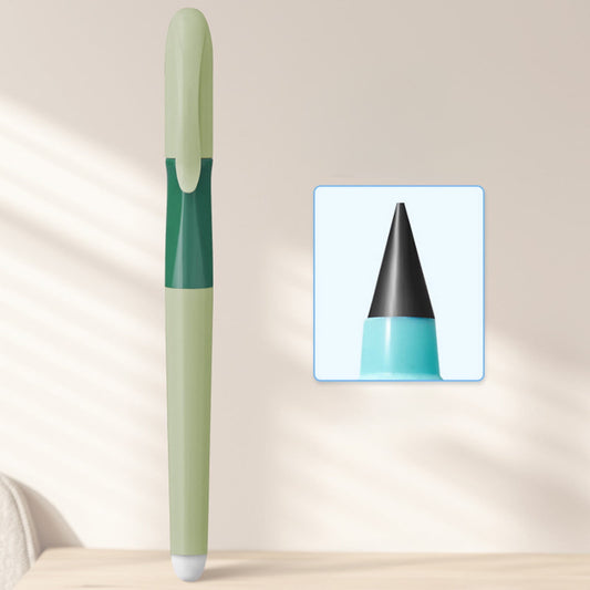 Tyidzon Forever Pencils for Writing, No Need Sharpened Pencil Cute Inkless Everlasting Pencil for Sketching, Replace Mechanical Pen for Sketch, Drawing and Writing Green