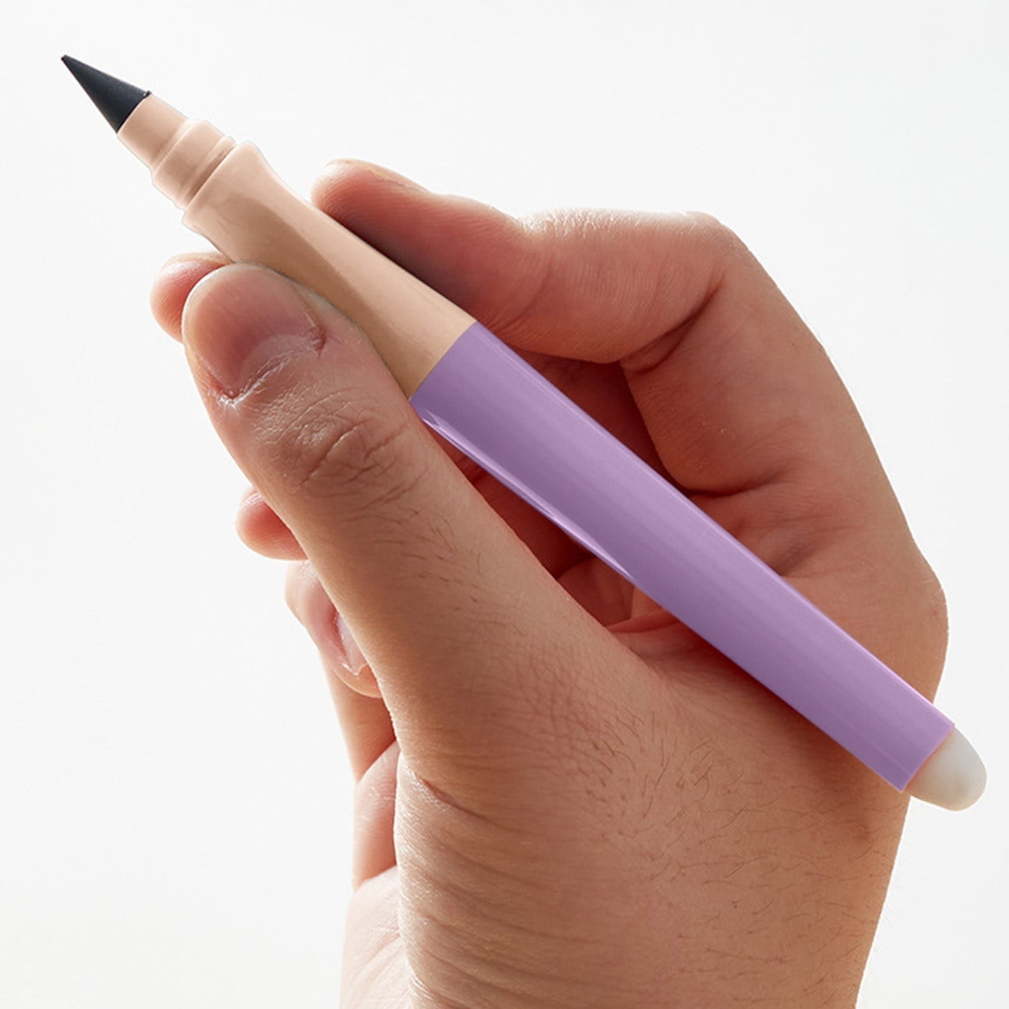 Tyidzon Forever Pencils for Writing, No Need Sharpened Pencil Cute Inkless Everlasting Pencil for Sketching, Replace Mechanical Pen for Sketch, Drawing and Writing Purple