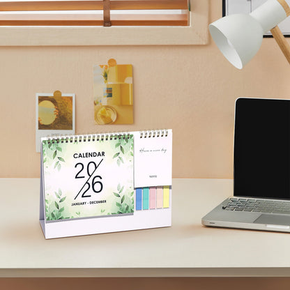 Dmlowu 2026 Desk Calendar - 8x10 inch Desk Calendar 2026-2027, 12 Months Desk Calendar Runs From January 2026 To December 2026, Exquisite Desk Calendar 2026 A