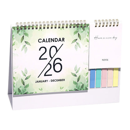 Dmlowu 2026 Desk Calendar - 8x10 inch Desk Calendar 2026-2027, 12 Months Desk Calendar Runs From January 2026 To December 2026, Exquisite Desk Calendar 2026 A