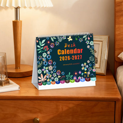Dmlowu 2026 Desk Calendar - 8x10 inch Desk Calendar 2026-2027, 12 Months Desk Calendar Runs From January 2026 To December 2026, Exquisite Desk Calendar 2026 X