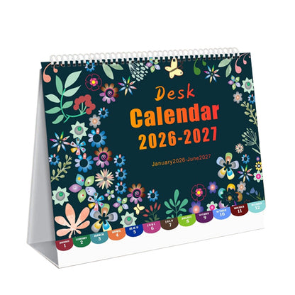 Dmlowu 2026 Desk Calendar - 8x10 inch Desk Calendar 2026-2027, 12 Months Desk Calendar Runs From January 2026 To December 2026, Exquisite Desk Calendar 2026 X