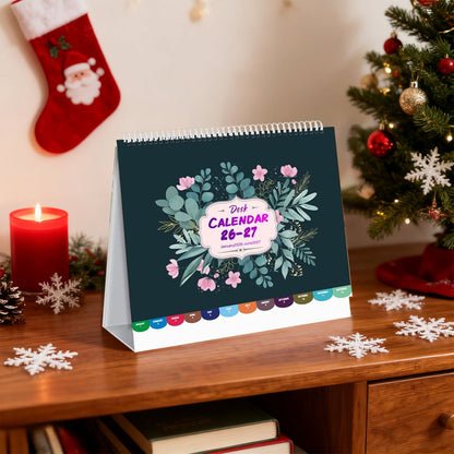 Dmlowu 2026 Desk Calendar - 8x10 inch Desk Calendar 2026-2027, 12 Months Desk Calendar Runs From January 2026 To December 2026, Exquisite Desk Calendar 2026 Z-A