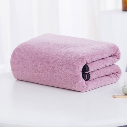 PALIFEUR Extra Large Bath Towels, Soft Highly Absorbent Bath Towels Microfiber Velvet Towels Lightweight Quick Drying Towels for Bathroom Beach, Spa, Shower, Hotel-27.5×55.1"-Gray A_#Purple