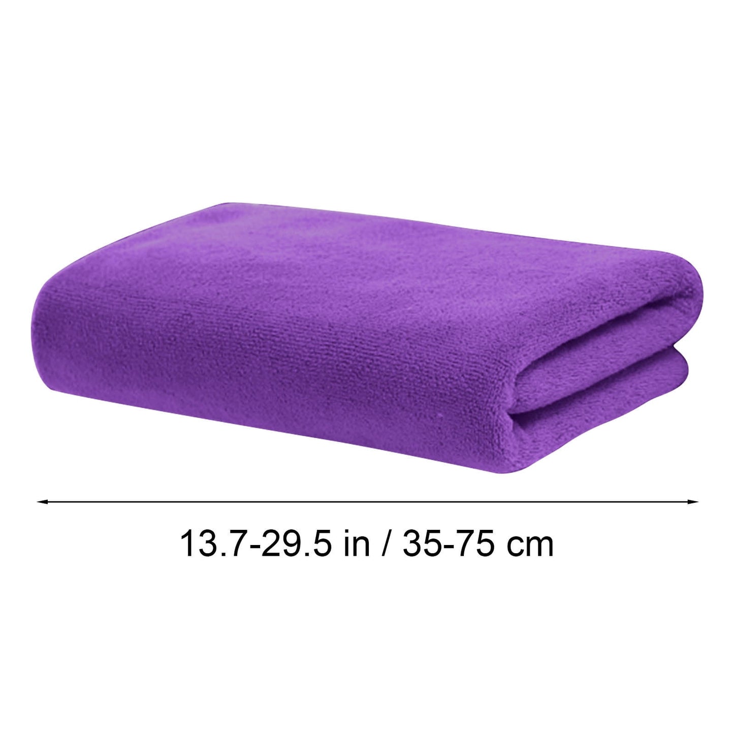 PALIFEUR Microfiber Towel 29.5x13.8", 2 PACK Soft Lightweight Bath Towels Quick-Drying Towels Highly Absorbent Wash Cloths, Towels for Bathroom, Body, Gym, Shower, Hotel(White) A_#Purple【2pcs】