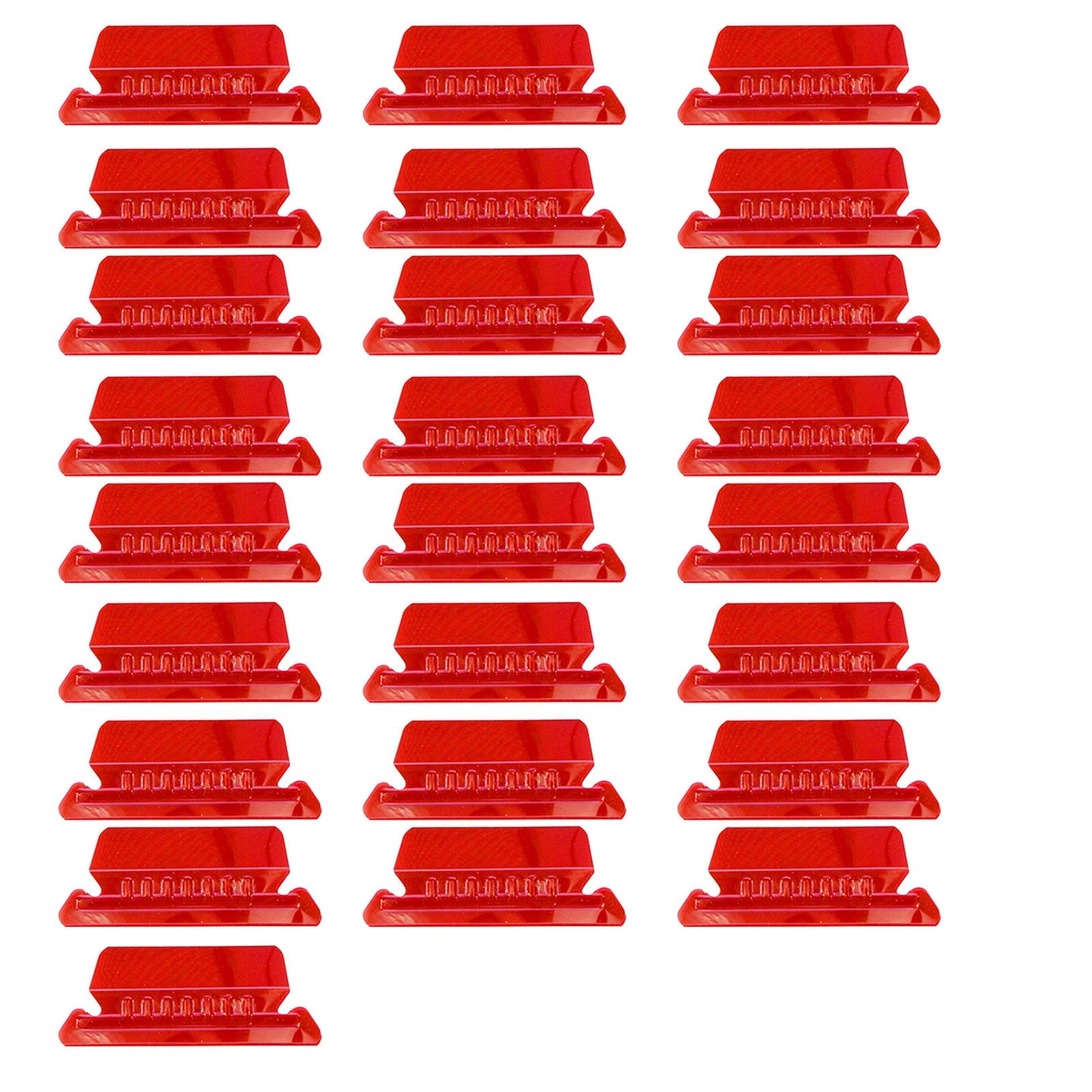 JWDX Label Index Clip Clearance! Color Label Index Folder, File Folder Tabs 25 Hanging File Folder Tabs and 25 Inserts for Quick Organize and Identification Plastic Hanging Files Easy to Read Red