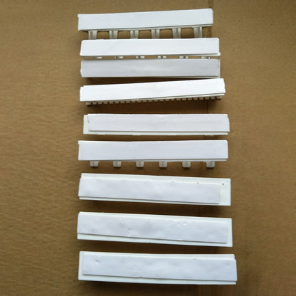Adhesive Curtain Rod Hooks 9 in 1 Adhesive Paste Wall Hanging Storage Hooks Jewelry Display Organizer Necklace Hanger Newyear Arrival! White