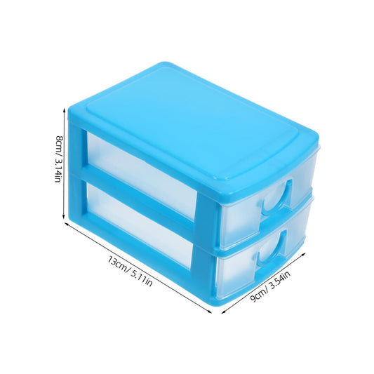 JWDX Rack Clearance, Mini Desktop Drawer Multi Layer Plastic Drawer Storage Box Cosmetic Storage Container Tabletop Sundries Storage Case Removable Desktop Organizer Box As shown
