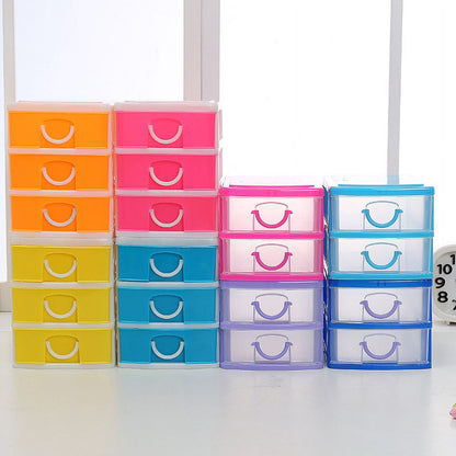 JWDX Rack Clearance, Mini Desktop Drawer Multi Layer Plastic Drawer Storage Box Cosmetic Storage Container Tabletop Sundries Storage Case Removable Desktop Organizer Box As shown