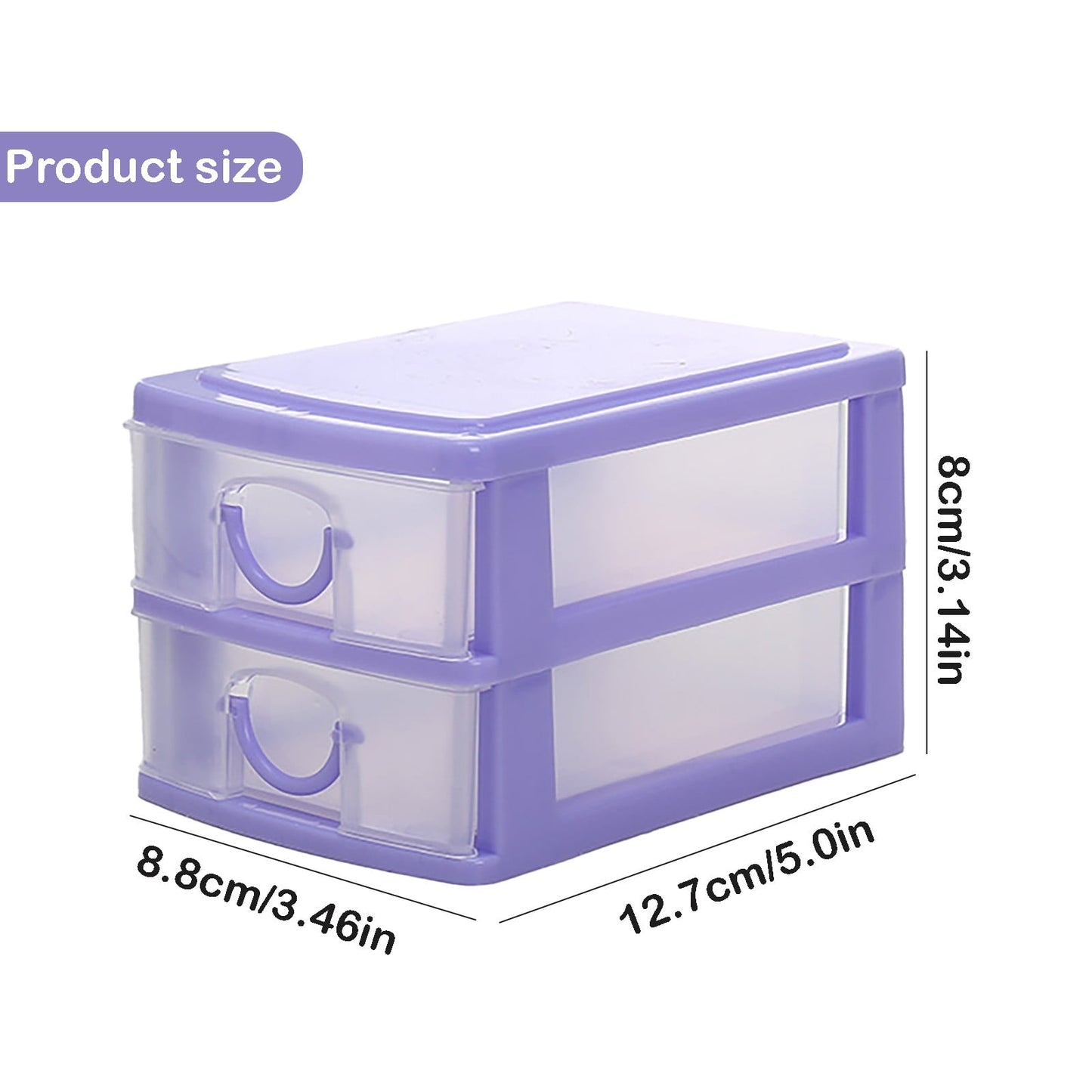 JWDX Rack Clearance, Mini Desktop Drawer Multi Layer Plastic Drawer Storage Box Cosmetic Storage Container Tabletop Sundries Storage Case Removable Desktop Organizer Box As shown