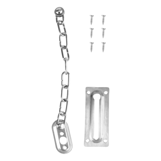 Anti-Theft Door Chain JWDX, 1 Anti-Hotlink Door Chain Lock Stainless Chain Guard Heavy Duty Door One Size Silver