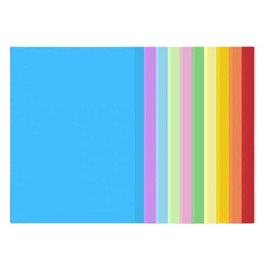 Colorful 10 Colors A4 Copy Paper Printing Paper 100Pc Paper 100 Pieces Copy Paper No Odor Diy Side Use Festive Art Paper For A4 Multicolor