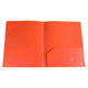 Double Insert File Bag File Bag Orange Jwdx Plastic Folders with Pockets Standard Letter Paper Folder 2 Business Card Slot Heavy Duty Scho-ǒl Examination Document Size Organizer stǔdənts Blue One Size Purple