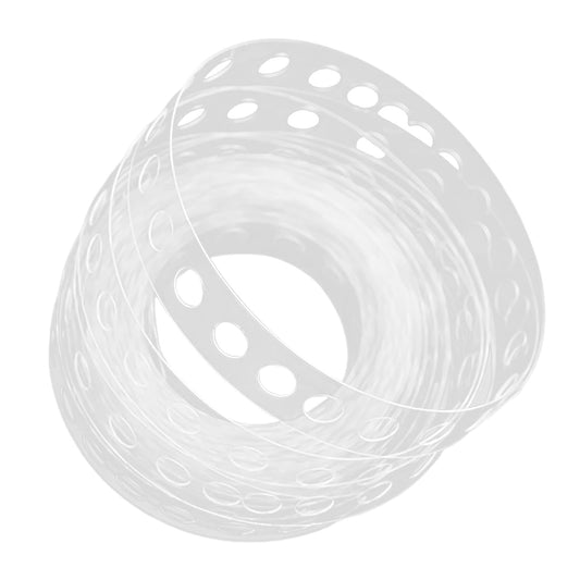 Adhesive Tape Jwdx Handmade Tape 5M Transparent Flexible Plastic Balloon Tape Strips for Birthday 110 Holes Balloon String with Hole Design for Easy Balloon Fixing and Decorations One Size Clear