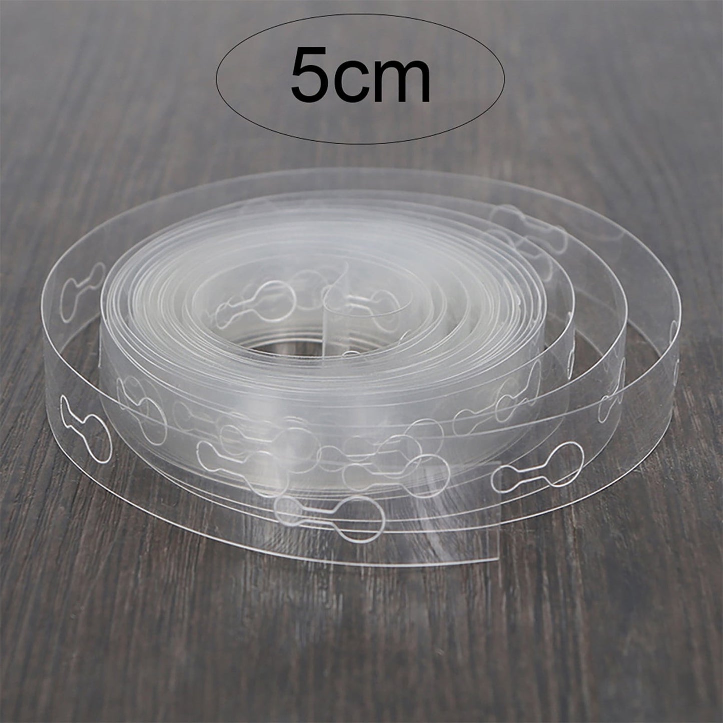 Adhesive Tape Jwdx Handmade Tape 5M Transparent Flexible Plastic Balloon Tape Strips for Birthday 110 Holes Balloon String with Hole Design for Easy Balloon Fixing and Decorations One Size Clear