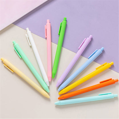 JWDX Hot Clearance! Ballpoint Pens Retractable Comfortable Writing Pens Cute Back to Schǒ-ǒl in Medium Point 1.0 Mm for Teacher stǔdənt Bridal Shower 5Ml, 1 Ballpoint Pen Pink Push ballpoint pen Sky Blue