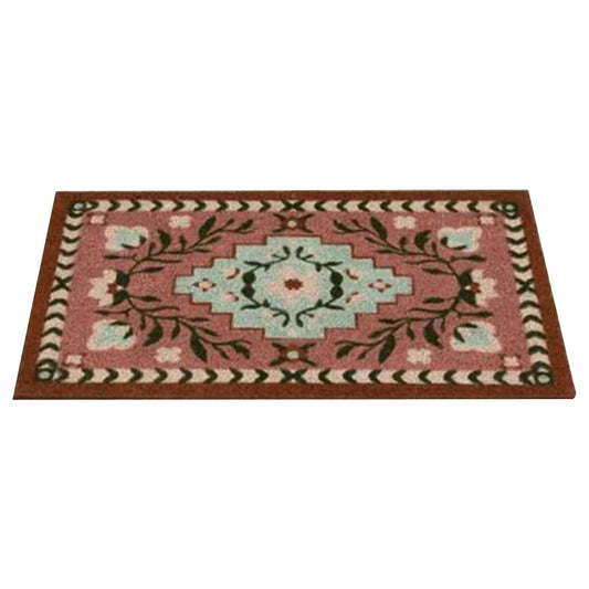 1 Carpet Doormat 60X40cm Coconut Coir Entrance Mat Non Outdoor Rug for Front Door Patio and Kitchen One Size Khaki