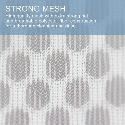 3 Mini Laundry Bags Mesh Laundry Bag for Delicates Wash Bag for Underwear and Lingerie 3 Small One Size Clear