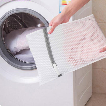 3 Mini Laundry Bags Mesh Laundry Bag for Delicates Wash Bag for Underwear and Lingerie 3 Small One Size Clear