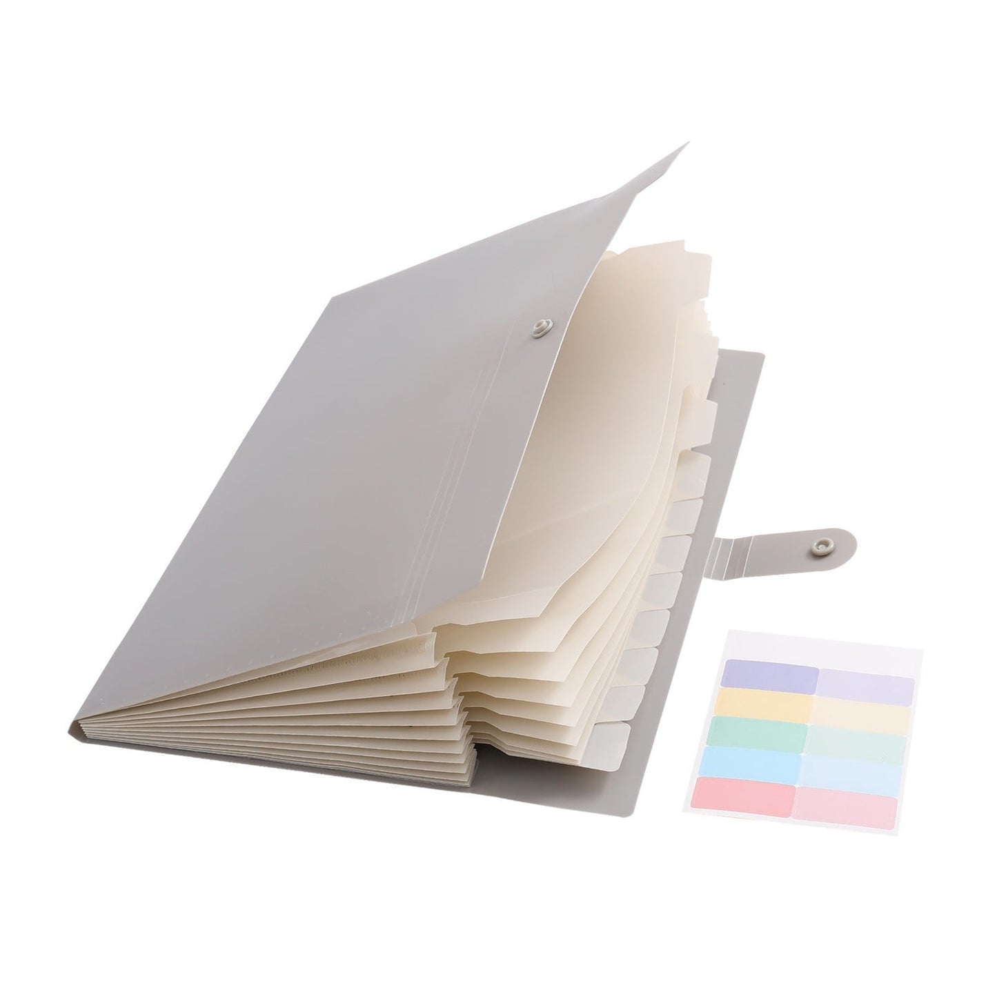 LGCASL Expanding File Organizer with 8/12 Pockets Accordion File Folders with Labels Portable Document Paper Bill Receipt Organizer Home College Schǒ-ǒl Letter Size eight D